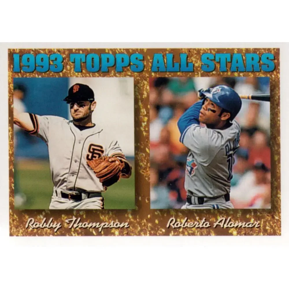 1994 Topps Robby Thompson/Roberto Alomar #385 San Francisco / Toronto Blue Jays